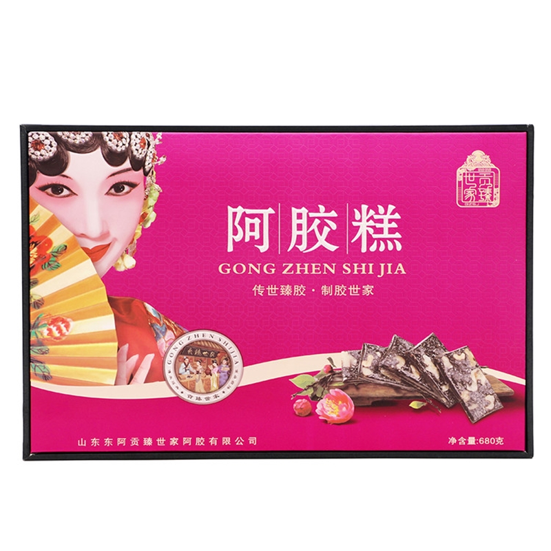 贡臻世家阿胶糕680克大礼盒